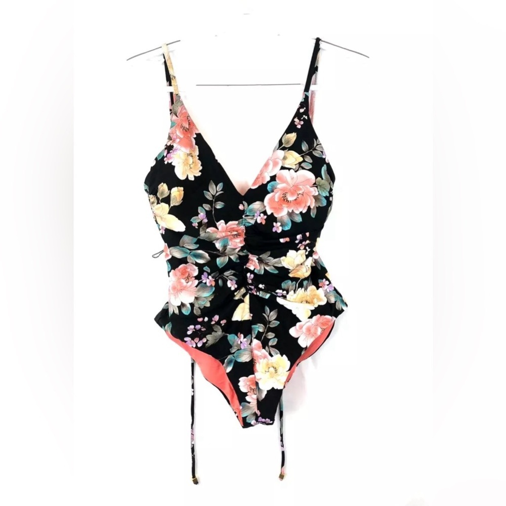 Becca by Rebecca Virtue Women’s Floral One Piece Swimsuit, Small